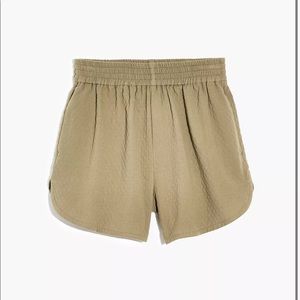 Madewell Quilted Pull-On Dolphin Shorts